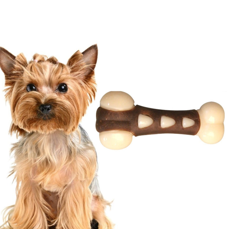 Pet Bite Resistant Toy Nylon Cowhide Molar Teeth Eating Play Bone Dog Toy, Specification: Small (Dog Claw Bone)