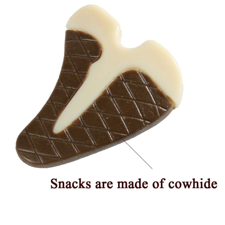 Pet Bite Resistant Toy Nylon Cowhide Molar Teeth Eating Play Bone Dog Toy, Specification: Small  (Hut Leg Bone)