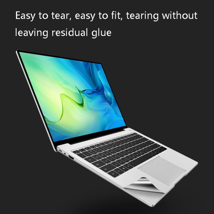 4 in 1 Notebook Outer Sticker Computer Case Full Protective Film For Huawei MateBook 14(Gray)