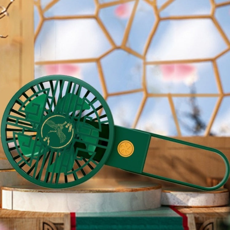 Chinese Style USB Charging Foldable Handheld Vertical Fan