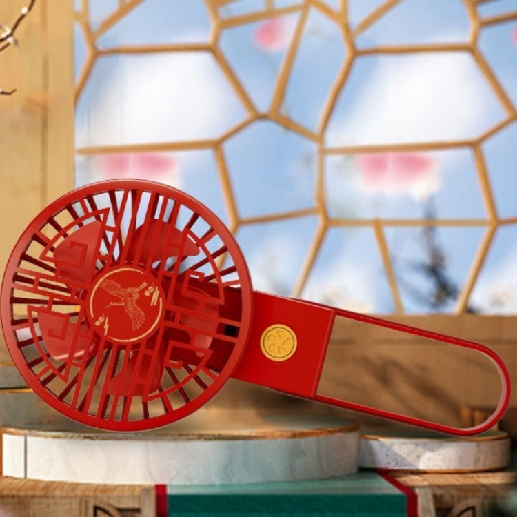 Chinese Style USB Charging Foldable Handheld Vertical Fan