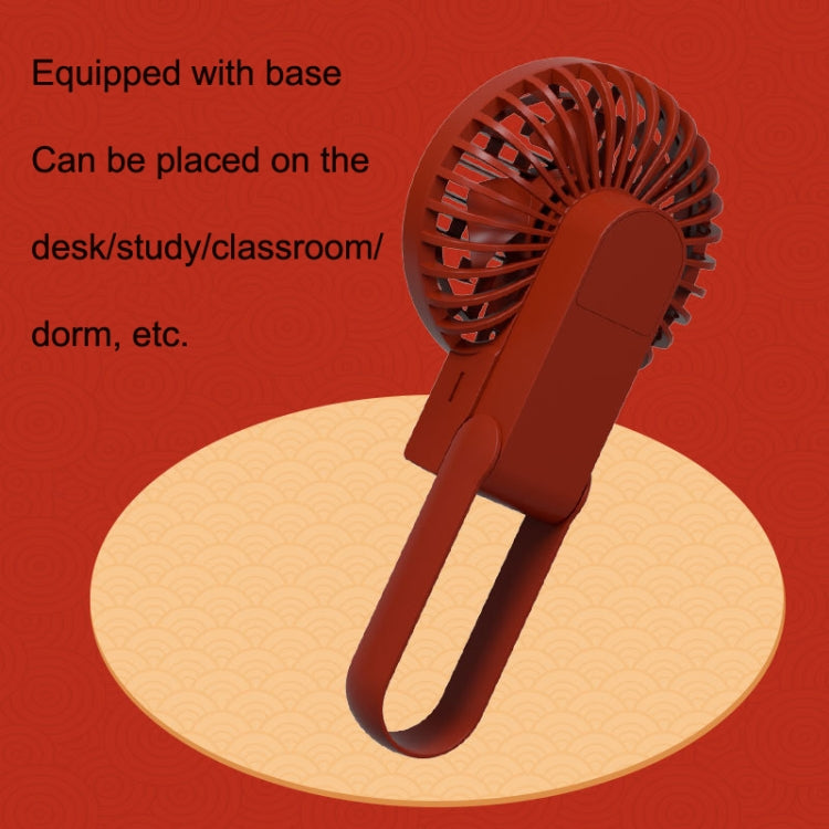 Chinese Style USB Charging Foldable Handheld Vertical Fan