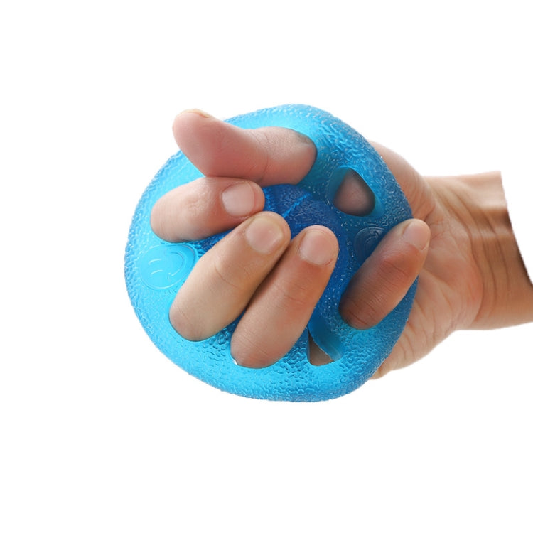 2 PCS Finger Rehabilitation Training Device Eight-hole Gripper for Emotional Vnting and Pressure Relief Gripper(Blue)