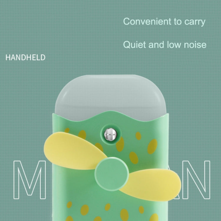 Moisturizing Spray Portable Fan Humidification Cooling Silent USB Rechargeable Fan Random Colour Delivery