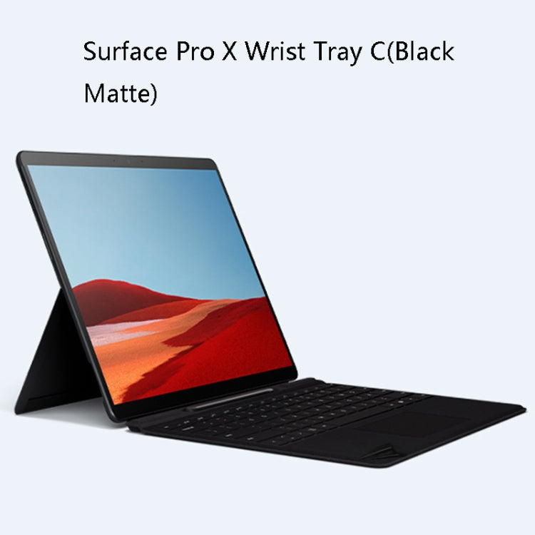 Notebook Shell Film For Surface Pro X (Wrist Tray C Black Matte)