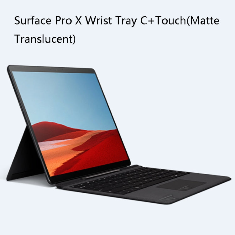 Notebook Shell Film For Surface Pro X (Wrist Tray C+Touch Matte Translucent)