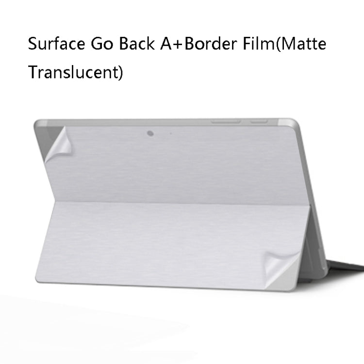 Notebook Shell Film For Surface Go (Back A+Border Matte Translucent)