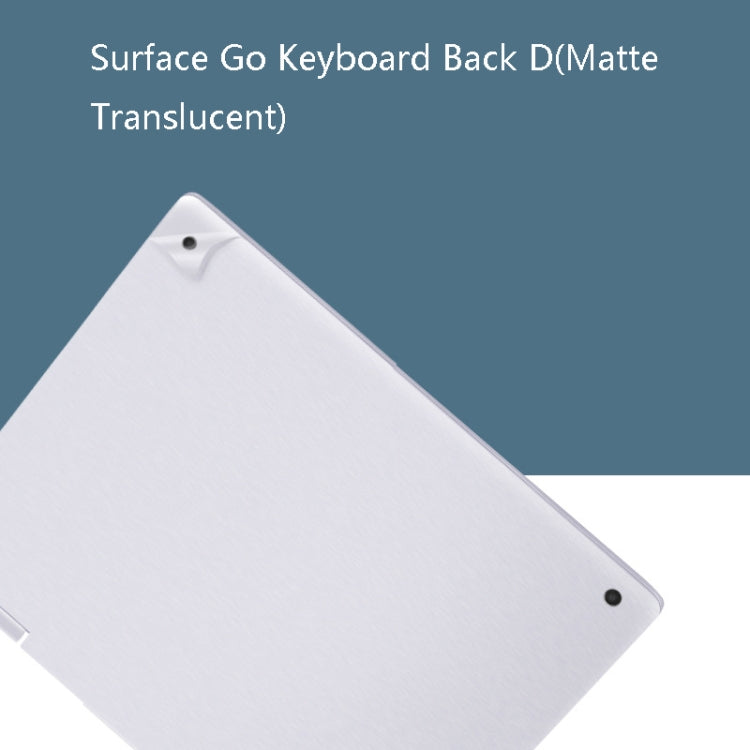 Notebook Shell Film For Surface Go (Keyboard Back D Matte Translucent)