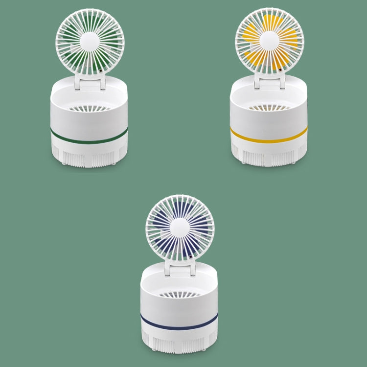 USB Charging Foldable Multi-function Fan With Mosquito Killer(Blue)