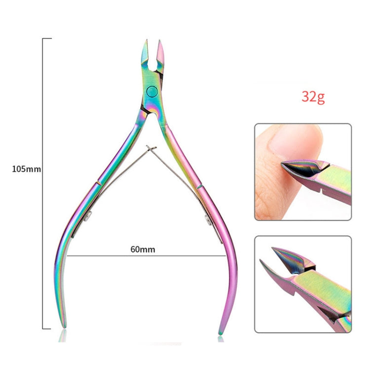 13 In 1 FABIYAN Color Titanium Nail Art Tool Set Dead Skin Shears Steel Push Nail File Pliers