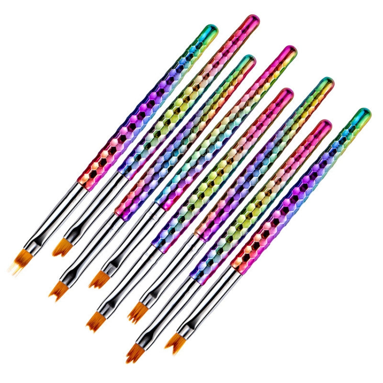 8 in 1 Nail Flower Color Paint Pen Graduation Gear Nail Flower Petal Pen Set