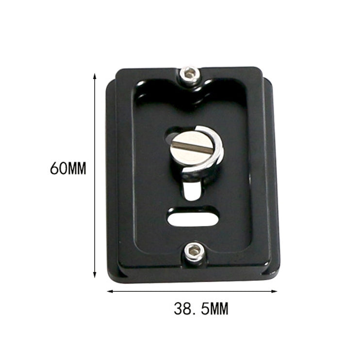 QR60 60mm Aluminum Alloy Quick Release Plate Clamp Base