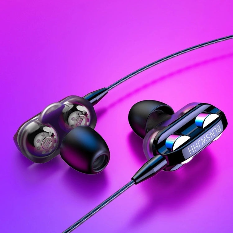 TF-0120 3.5mm In-Ear Headphones Smart Phone Line-Controlled Tuning Headphones