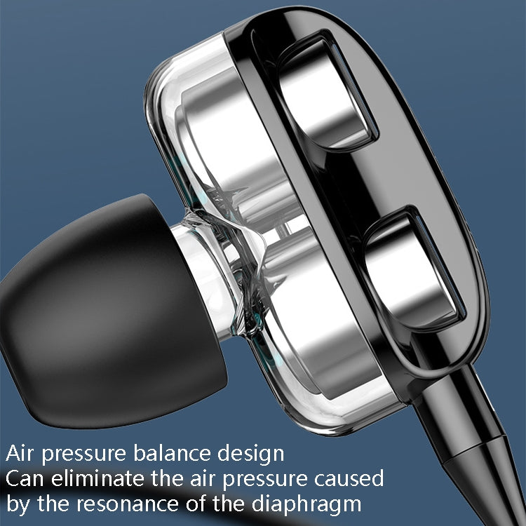 TF-0120 3.5mm In-Ear Headphones Smart Phone Line-Controlled Tuning Headphones