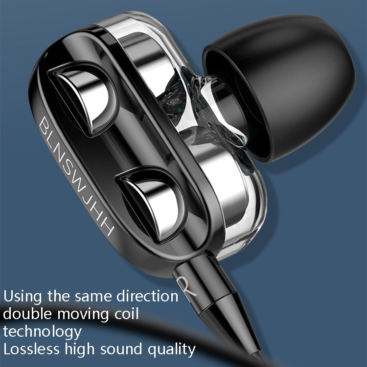 TF-0120 3.5mm In-Ear Headphones Smart Phone Line-Controlled Tuning Headphones