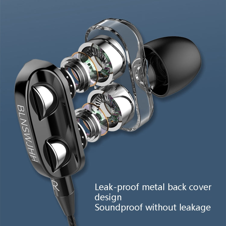 TF-0120 3.5mm In-Ear Headphones Smart Phone Line-Controlled Tuning Headphones