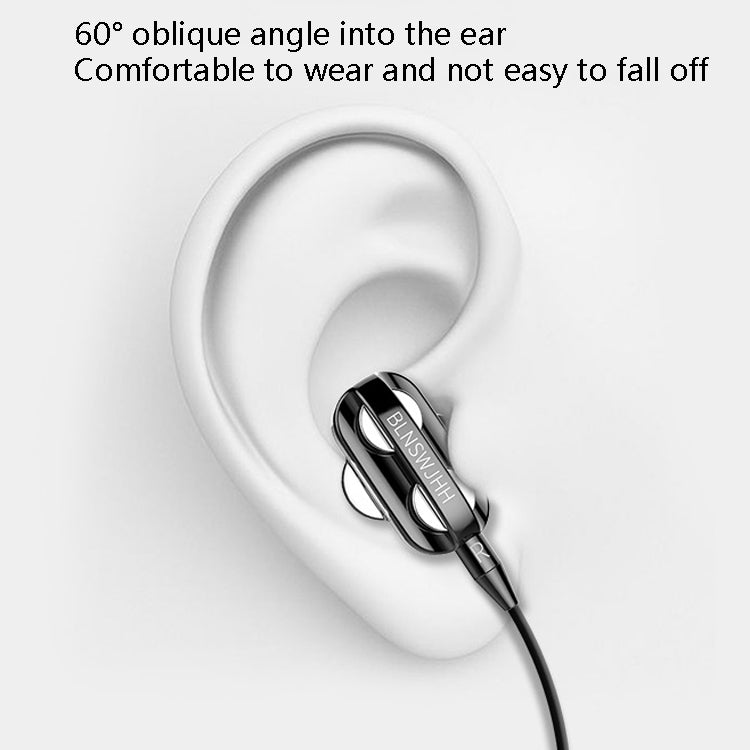 TF-0120 3.5mm In-Ear Headphones Smart Phone Line-Controlled Tuning Headphones