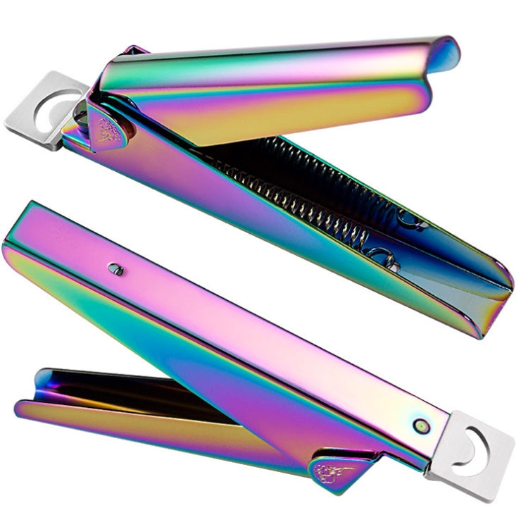 3 PCS Nail Word Cut French U-Shaped Cut Fake Nail Cut Stainless Steel Nail Knife, Color Classification: Golden