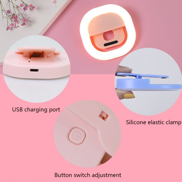 3 PCS Live Mobile Phone Selfie Fill Light LED Flashing Beauty Light, Colour: Square White