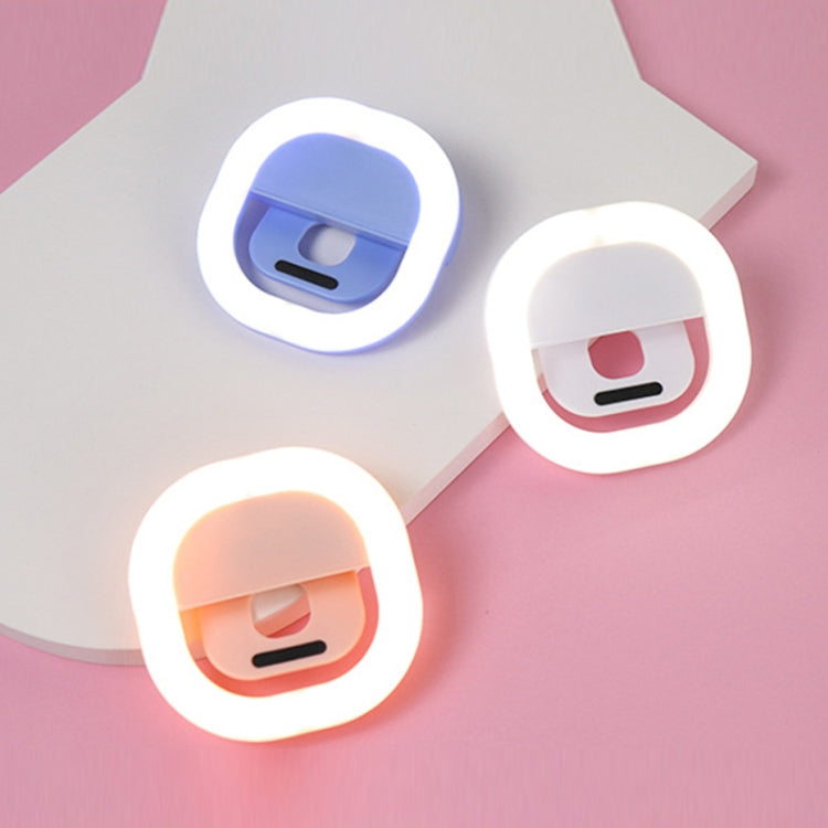 3 PCS Live Mobile Phone Selfie Fill Light LED Flashing Beauty Light, Colour: Square Blue