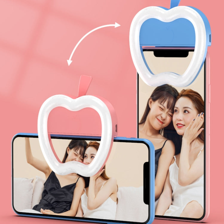 3 PCS Live Mobile Phone Selfie Fill Light LED Flashing Beauty Light, Colour: Apple Green