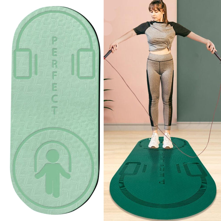 Indoor Skipping Mat Sound Insulation Shock Absorption Thickened Skipping Blanket Non-Slip Yoga Mat, Size: 140 x 60cm