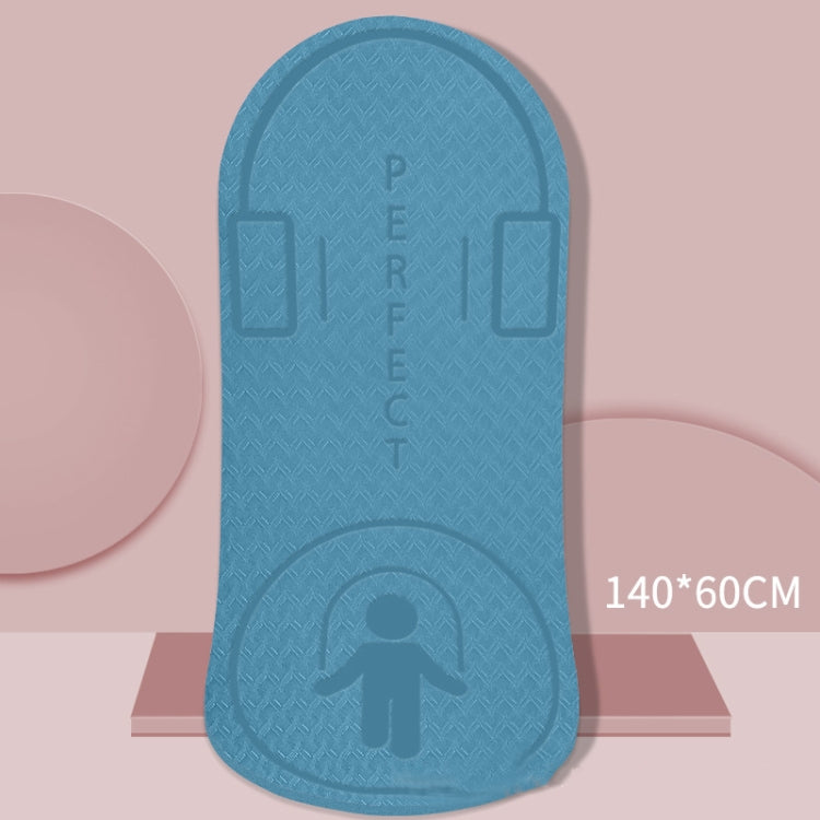 Indoor Skipping Mat Sound Insulation Shock Absorption Thickened Skipping Blanket Non-Slip Yoga Mat, Size: 140 x 60cm