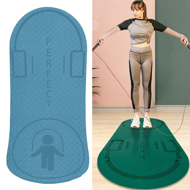 Indoor Skipping Mat Sound Insulation Shock Absorption Thickened Skipping Blanket Non-Slip Yoga Mat, Size: 140 x 60cm