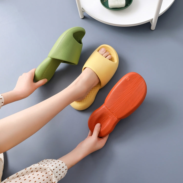 Female Super Thick Soft Bottom Plastic Slippers Summer Indoor Home Defensive Bathroom Slippers, Size: 39-40