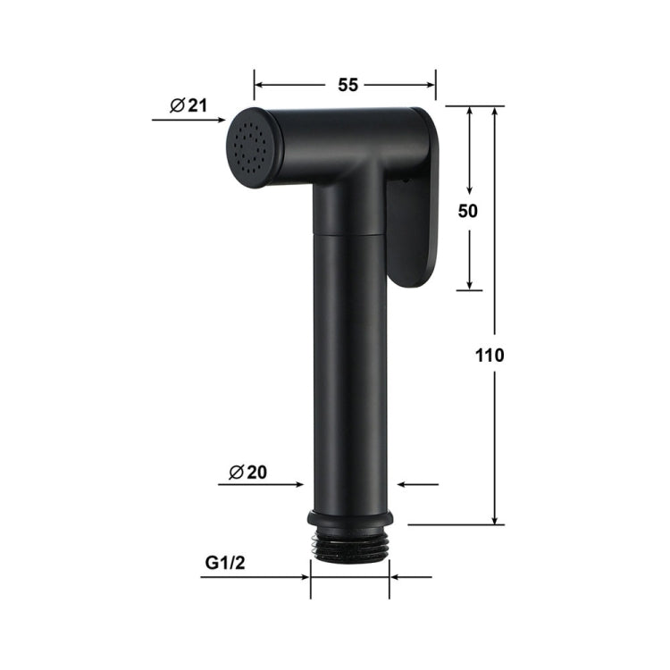 Small Shower Nozzle Toilet Rover Set, Specification: Sprinkler+Base+1.5m Telephone Line