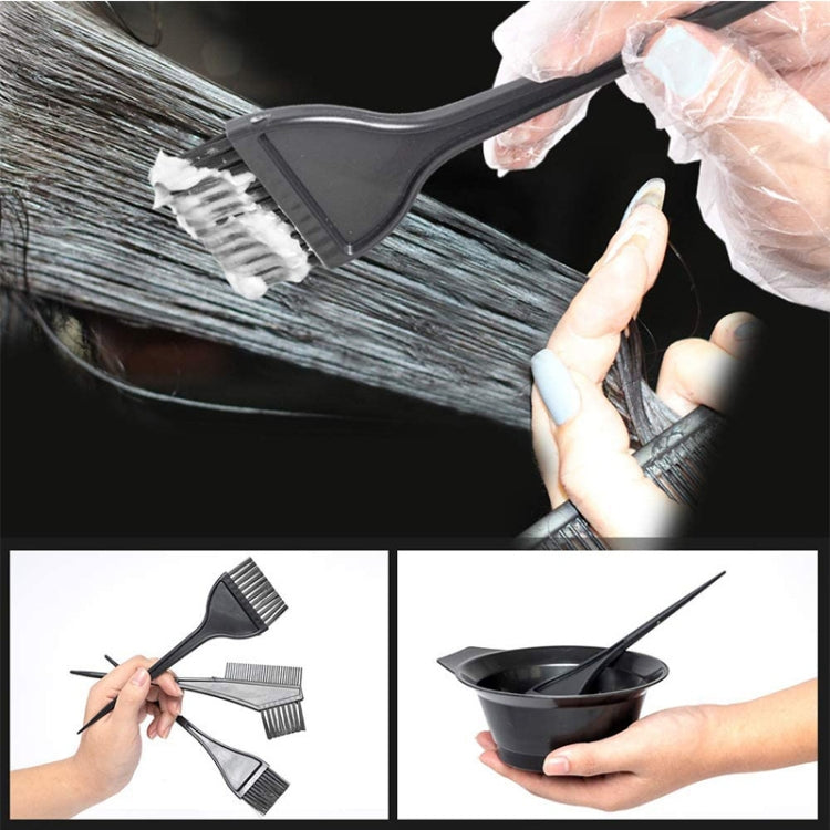 5 Sets Hair Dyeing Salon Comb Tool Set Hair Salon Mixing Bowl Care Brush