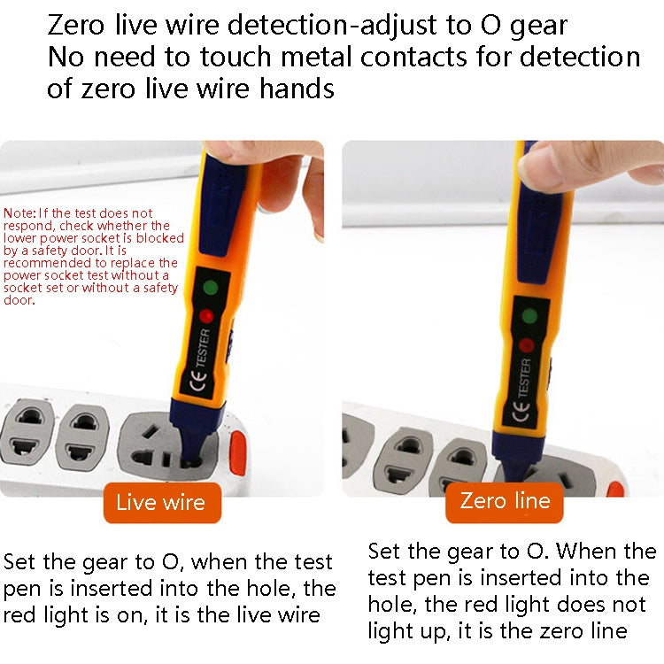 3 PCS Non-Contact Smart Sound And Light Sensing Measuring Electric Pen