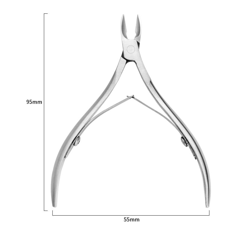 5 PCS White  FABIYAN Nail Clippers Nail Art Dead Skin Cutting Chick-Nosed Pliers