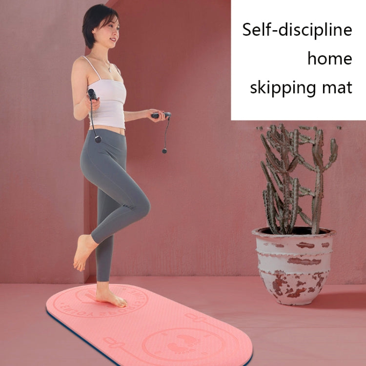 6mm Jump Rope Mat Shock Absorption and Sound Insulation Household Indoor Mute Fitness Exercise Yoga Mat