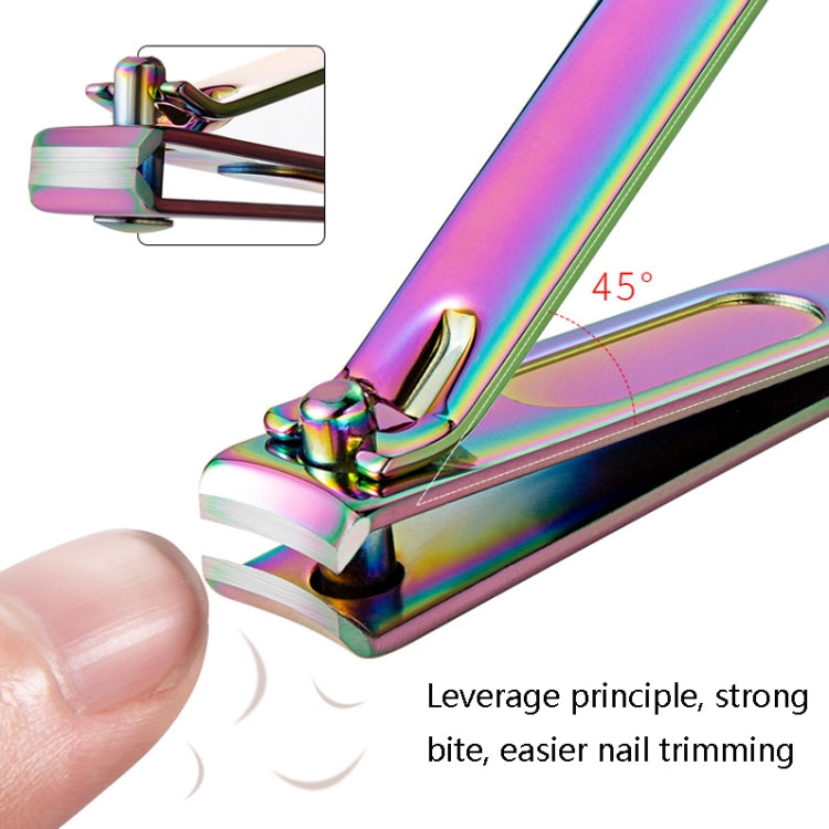 10 PCS Black Color Titanium Nail Shear Exfoliating Manicure Tool, Specification: Large Flat (Black)