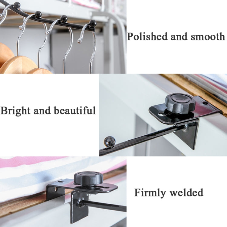 5 PCS College Students Up And Down Dormitory Bedroom Bedside Adjustable Hanging Hook Clothes Hanger Hook