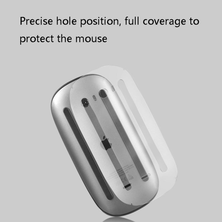 4 PCS 2 in 1 Mouse Front Film + Back Film Protection Flim Sticker Set For Apple Magic Trackpad 2