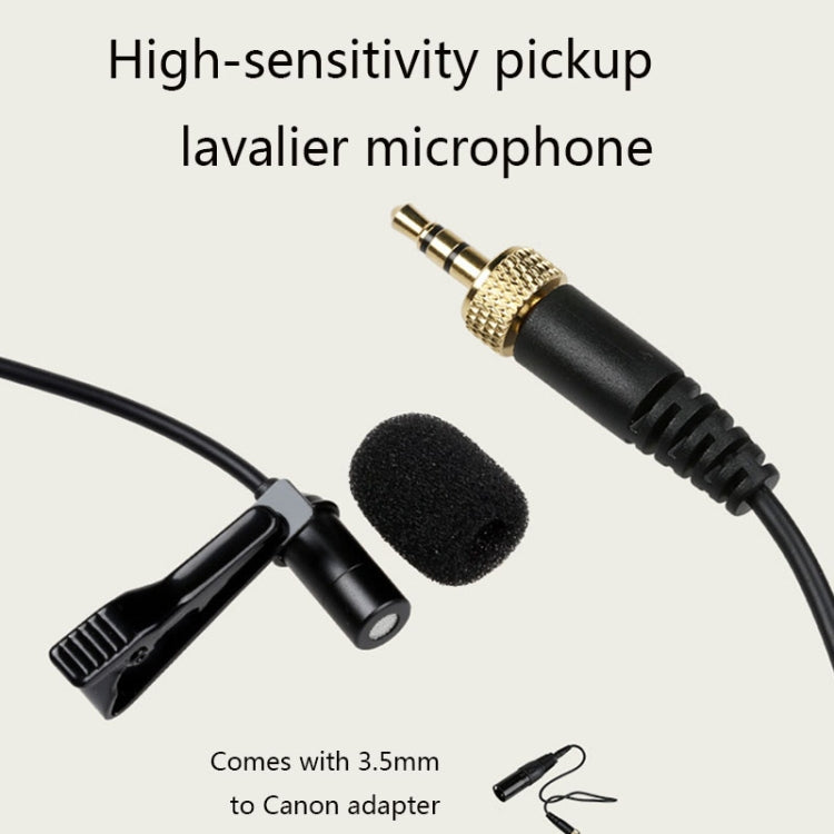 1TX-U A Pair Wireless Small Bee Neck Type Microphone Single Reverse Camera Professional Interview Microphone Mobile Phone Live Broadcast