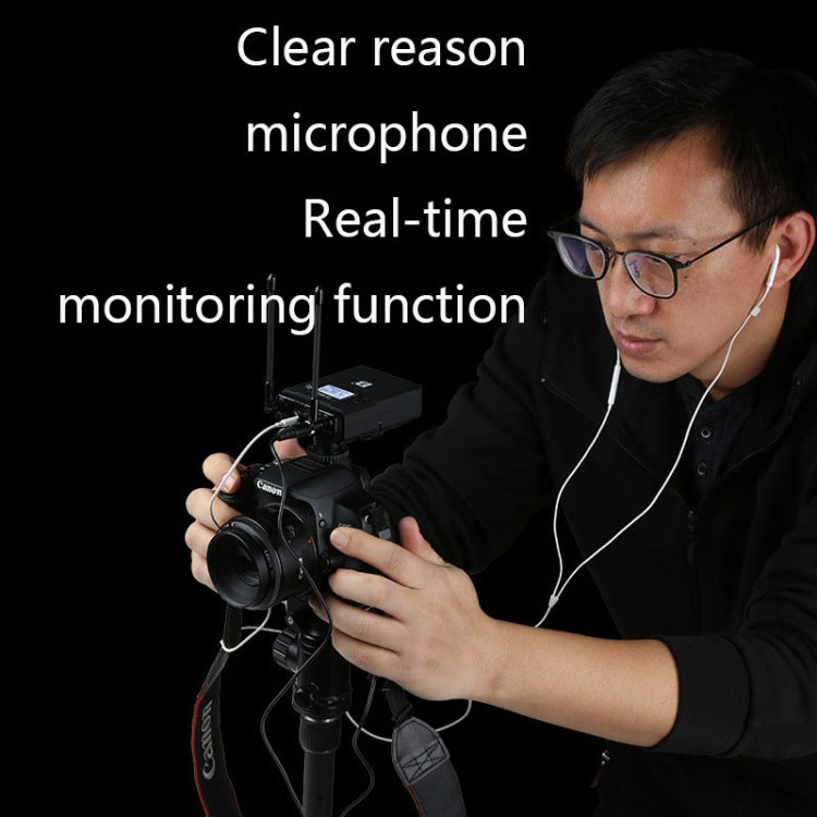 1TX-U A Pair Wireless Small Bee Neck Type Microphone Single Reverse Camera Professional Interview Microphone Mobile Phone Live Broadcast