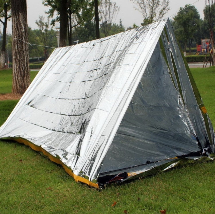 3 PCS Outdoor Survival Emergency Insulation Blanket Gold Silver Double-Sided Moisture-Proof Mat, Size: 2.2x1.6m