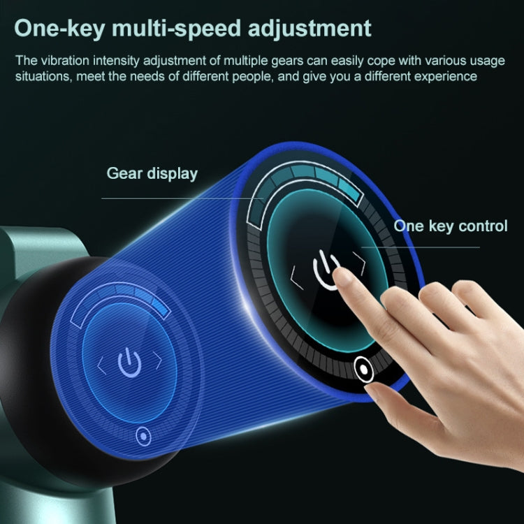 Muscles Relax Massager Fitness Equipment Fascia Gun, Colour: Flagship Model (6 Gears Gray)