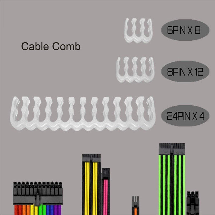 2 Sets Full Module Computer Power Extended Cable Combs Cable Card