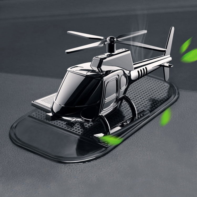 In-Car Odor-Removing Decorations Car-Mounted Helicopter-Shaped Aromatherapy Decoration Products Specificationï¼š Black/1 Aromatherapy Core