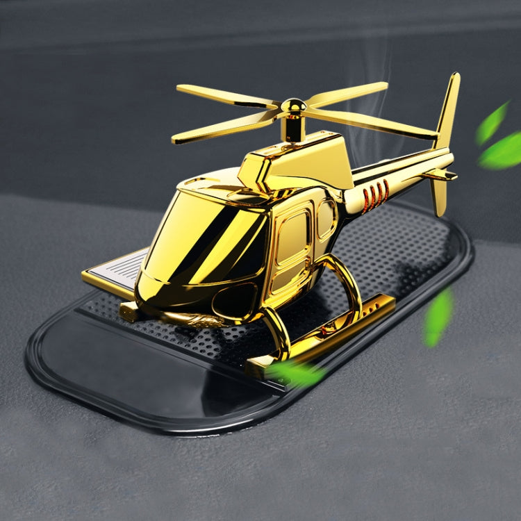In-Car Odor-Removing Decorations Car-Mounted Helicopter-Shaped Aromatherapy Decoration Products Specificationï¼š Golden/10 Aromatherapy Core