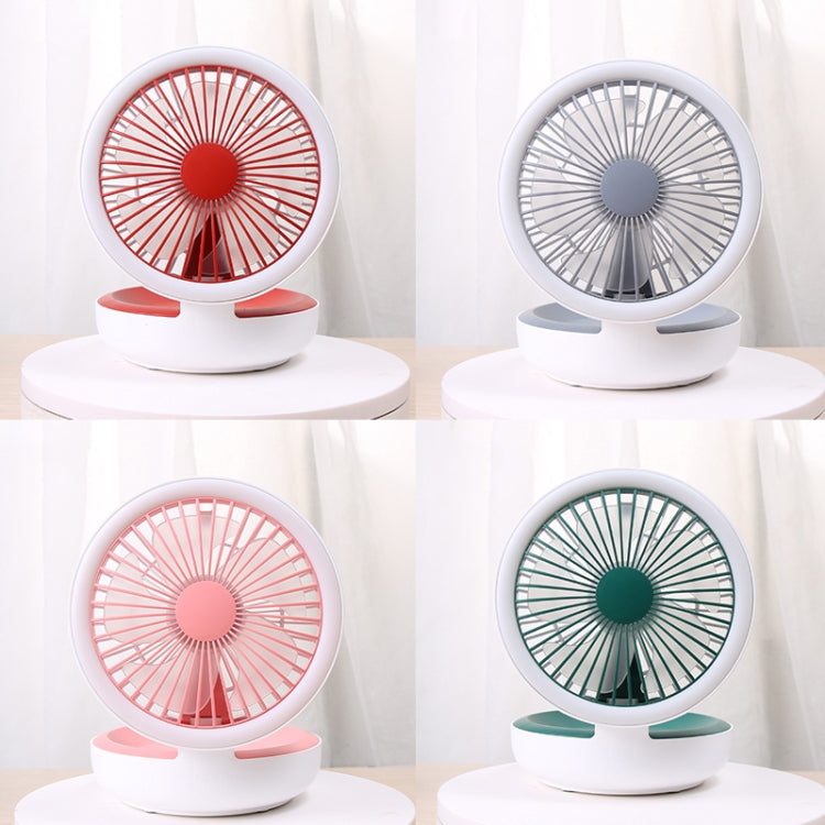Desktop Night Light Small Fan Student Dormitory Office Multi-angle Foldable USB Fan