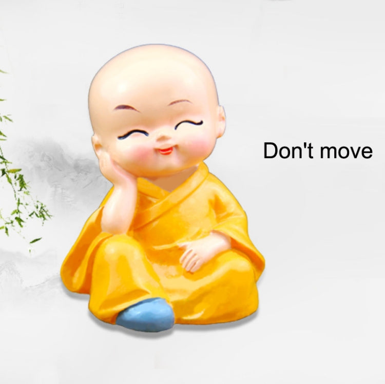 In Car Cute Four Little Monks Ornaments Car Interior Decorations Specificationï¼š Crystal Base Not Swing