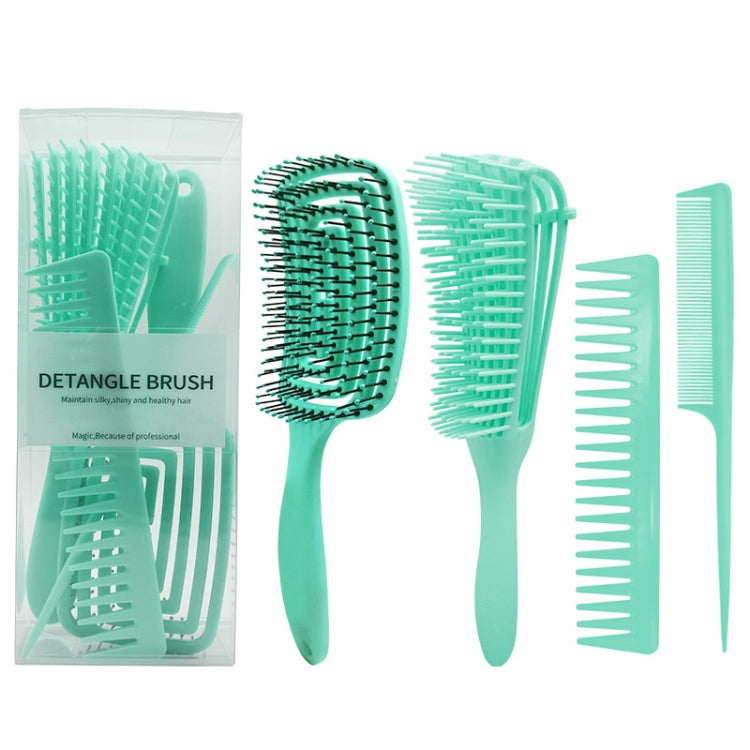 Hairdressing Comb Set Massage Comb Octopus Smooth Hair Anti-static Pointed Tail Comb