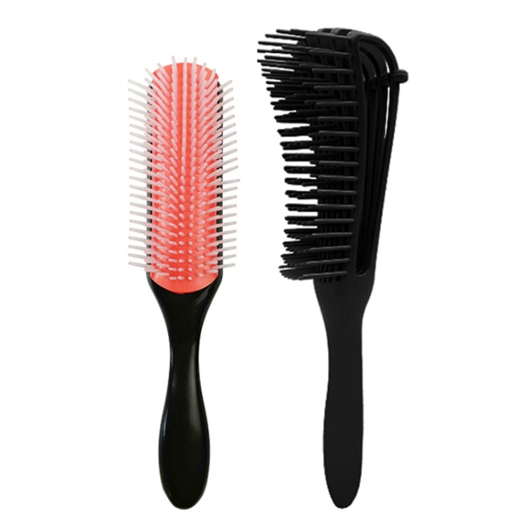 Multifunctional Octopus Comb Nine Row Massage Comb Plastic Highlighting Brush Hairdressing Comb