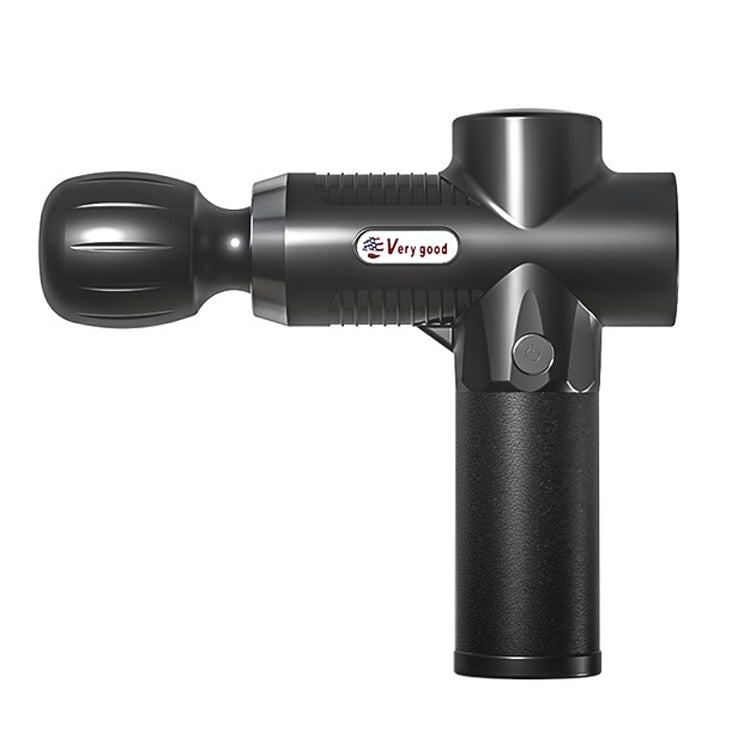 Mini Drug Gun Massage Equipment Muscle Massager, Specification: Black Silicone Massage Head