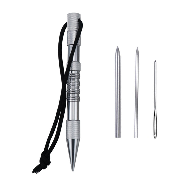 Umbrella Rope Needle Marlin Spike Bracelet DIY Weaving Tool, Specification: 4 PCS / Set Silver